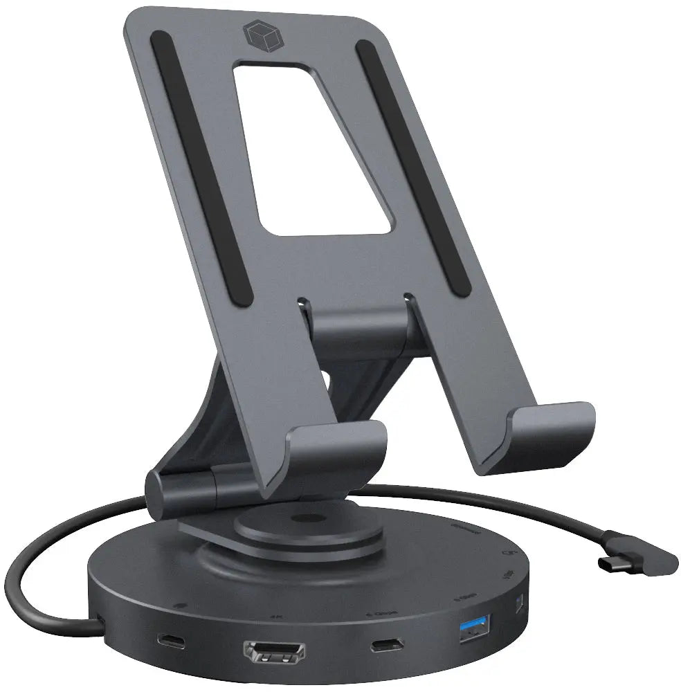 ICY BOX Swivel stand & DockingStation IB-TH100-DK USB-C, HDMI, USB-A, Idealshop