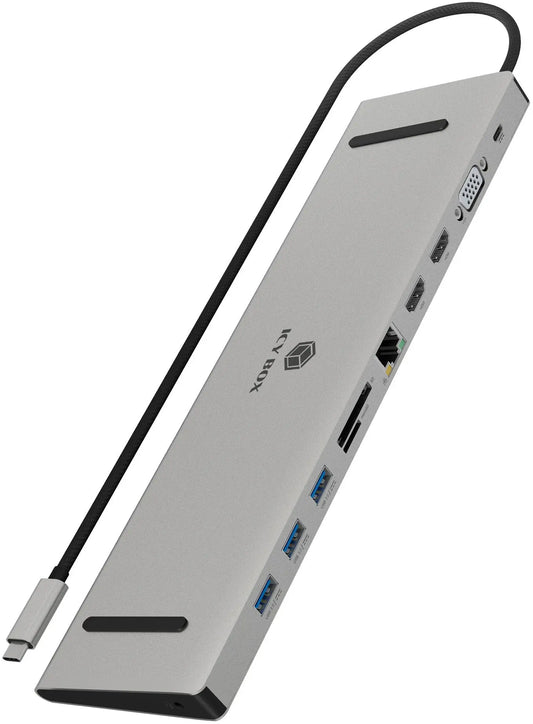 ICY BOX USB Type-C Dockingstation IB-DK2106a-CPD 2xHDMI,VGA,3x USB-A,PD Idealshop
