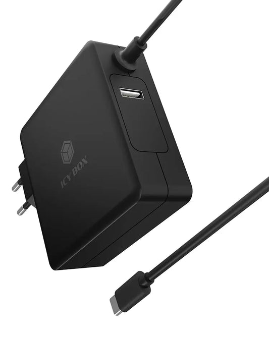 ICY BOX Wall charger for USB PD 3.0 IB-PS101-PD USB-C, USB-A Port, 90W Idealshop