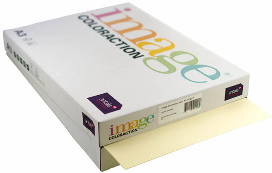 IMAGE COLORACTION Kopierpapier Atoll A3 294349 80g, elfenbein 500 Blatt Idealshop