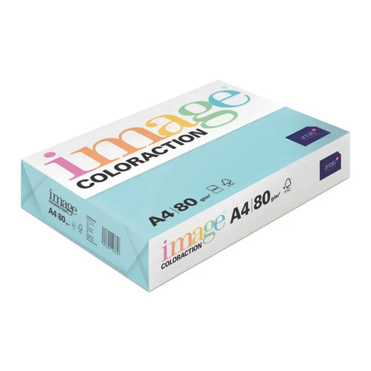 IMAGE COLORACTION Kopierpapier Bermuda A4 266435 80g, blau 500 Blatt Idealshop