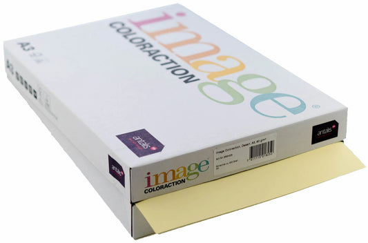 IMAGE COLORACTION Kopierpapier Desert A3 266403 80g, gelb 500 Blatt Idealshop