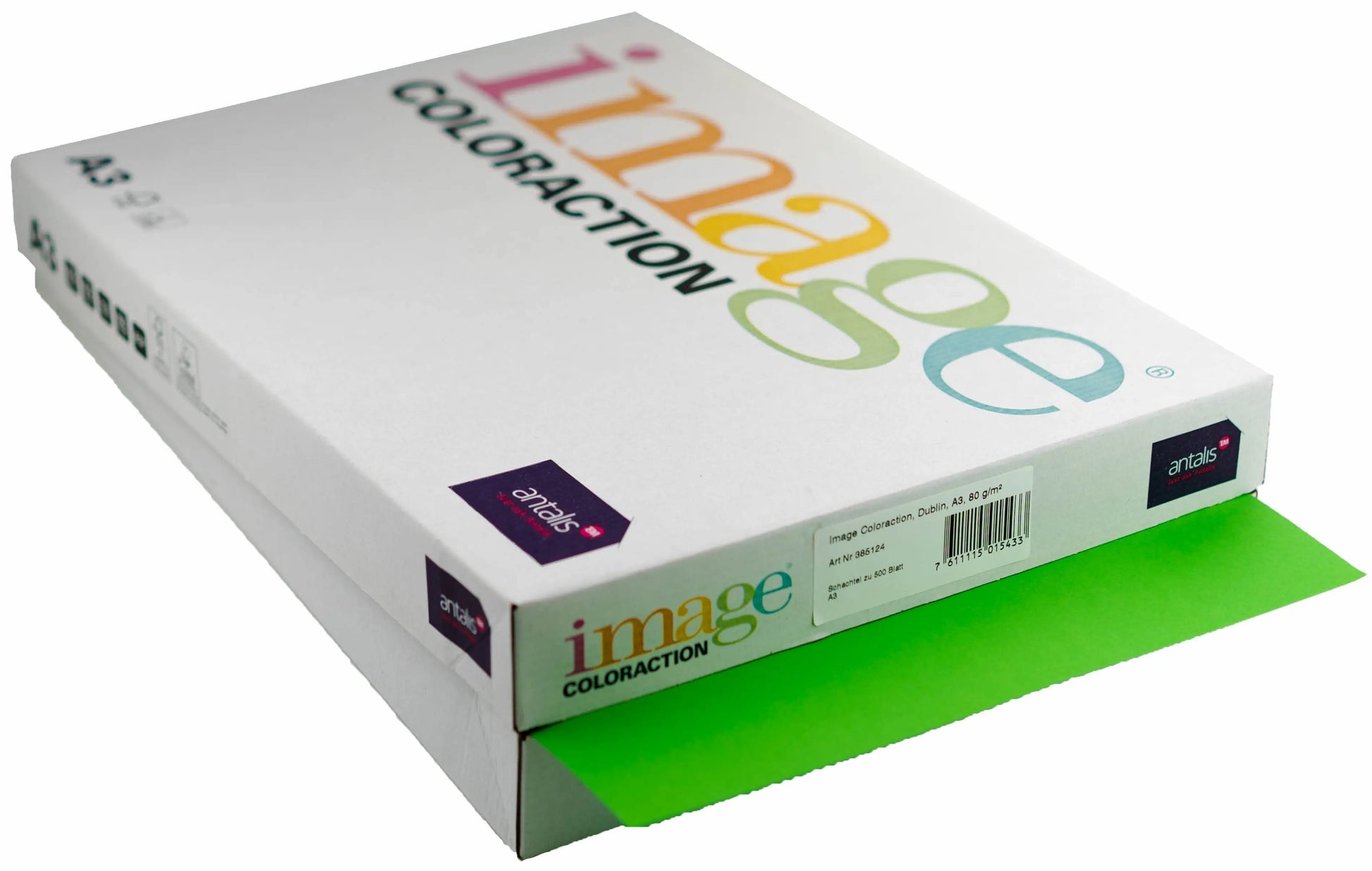 IMAGE COLORACTION Kopierpapier Dublin A3 385124 80g, dunkelgrün 500 Blatt Idealshop