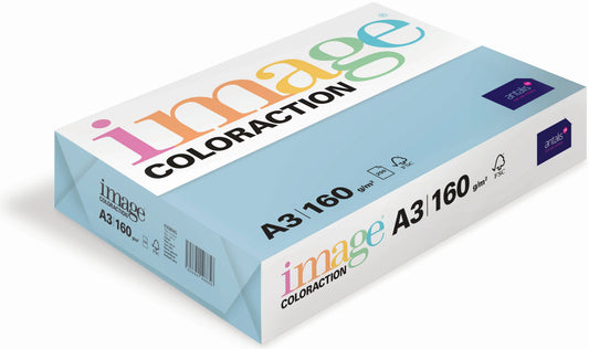 IMAGE COLORACTION Kopierpapier Iceberg A3 294536 120g, eisblau 250 Blatt Idealshop