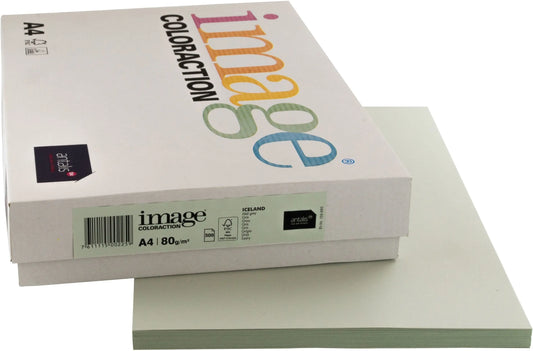 IMAGE COLORACTION Kopierpapier Iceland A4 291271 80g, grau 500 Blatt Idealshop