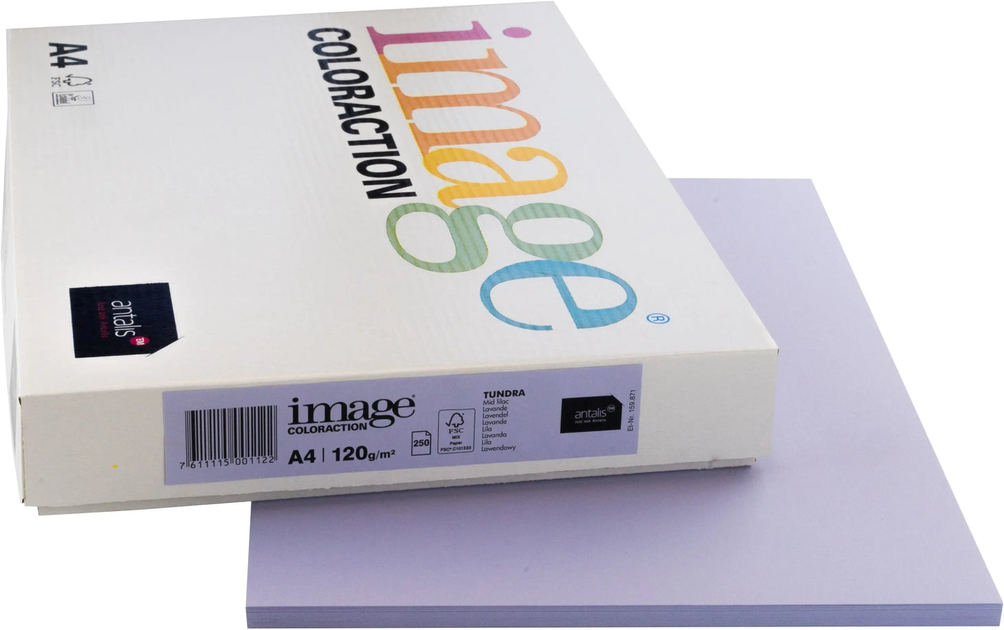 IMAGE COLORACTION Kopierpapier Tundra A4 266668 120g, lavendel 250 Blatt Idealshop