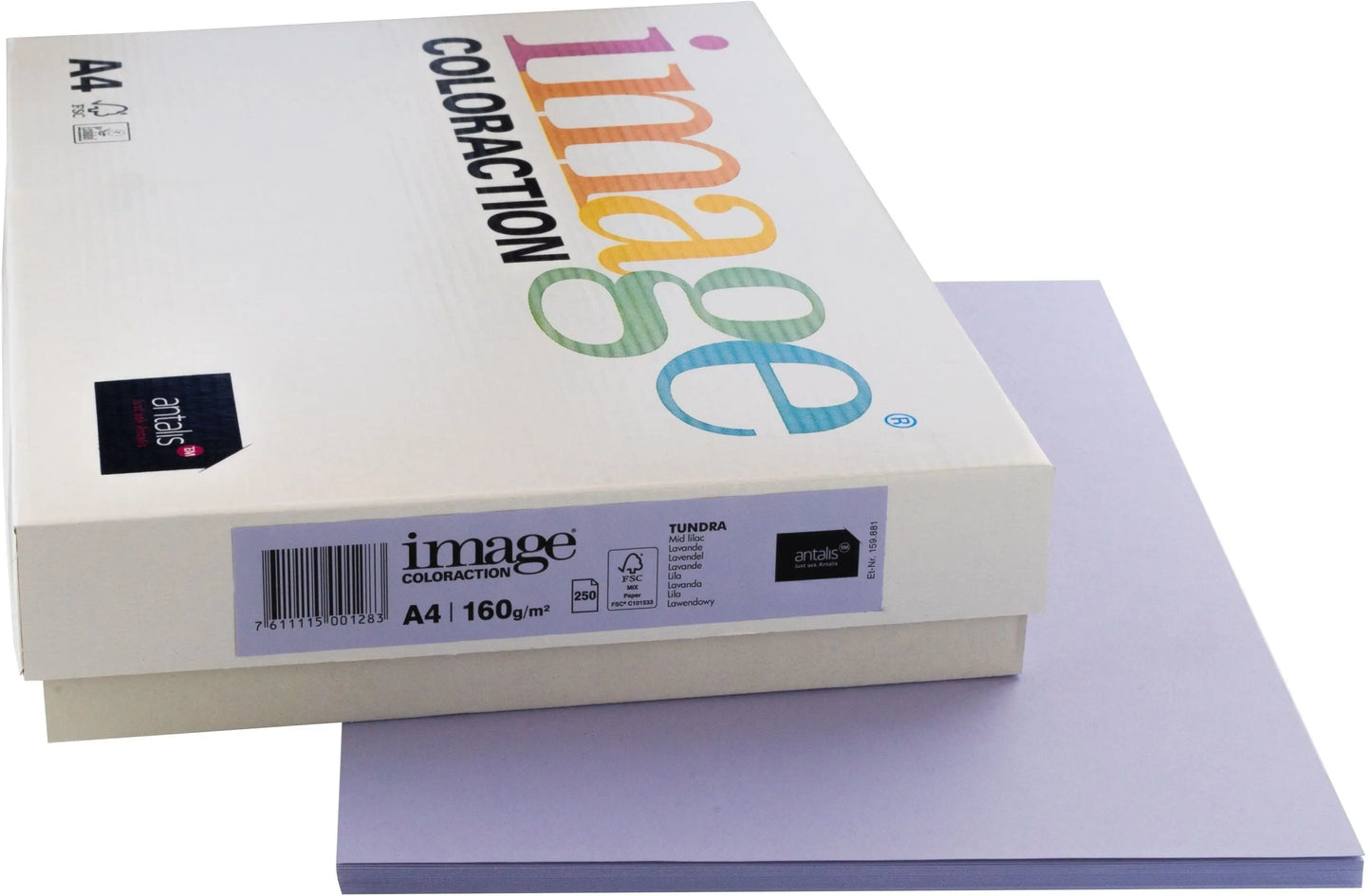 IMAGE COLORACTION Kopierpapier Tundra A4 266740 160g lavendel 250 Blatt Idealshop