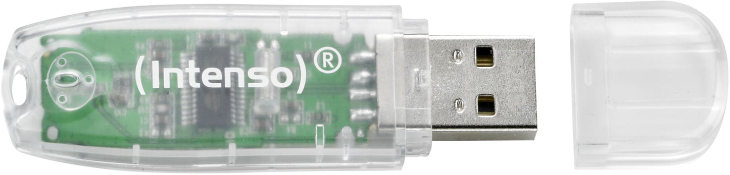 INTENSO USB-Stick Rainbow Line 32GB 3502480 USB 2.0 transparent Idealshop