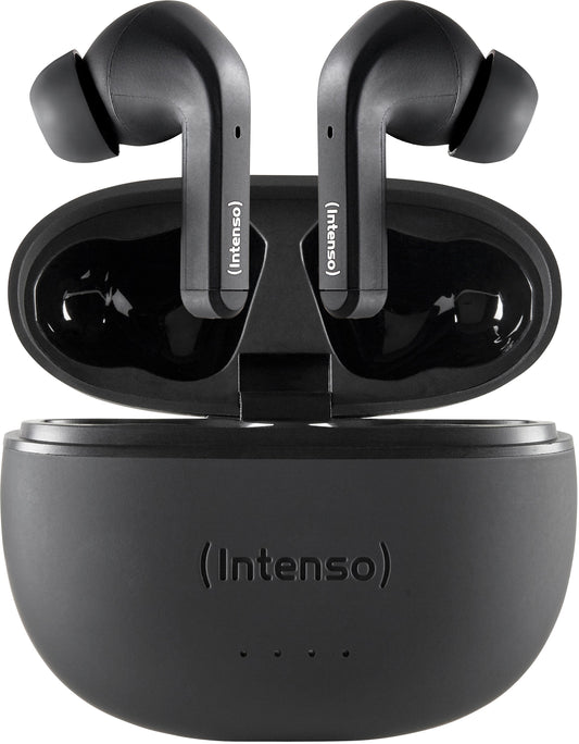 INTENSO Black Buds Wirel. Earphones 3720300 T300A, ANC, black Idealshop