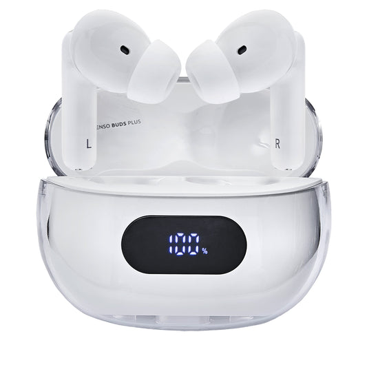 INTENSO Buds Plus Wirel. Earphones 3720312 T312AE, ANC, white Idealshop