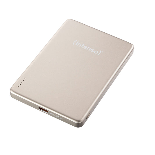 INTENSO Powerbank MW5000 5000 mAh 7344021 Magnetic Wireless champagne Idealshop