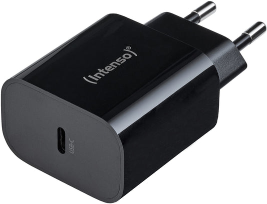 INTENSO Power Adapter W20C Charger 7802010 20W, USB-C, black Idealshop
