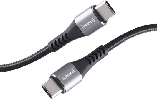 INTENSO Cable USB-C to USB C 7901000 1.5 m, Nylon black Idealshop
