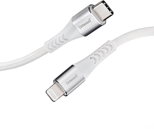 INTENSO Cable USB-C to Lightning 7902002 1.5 m, Nylon white Idealshop
