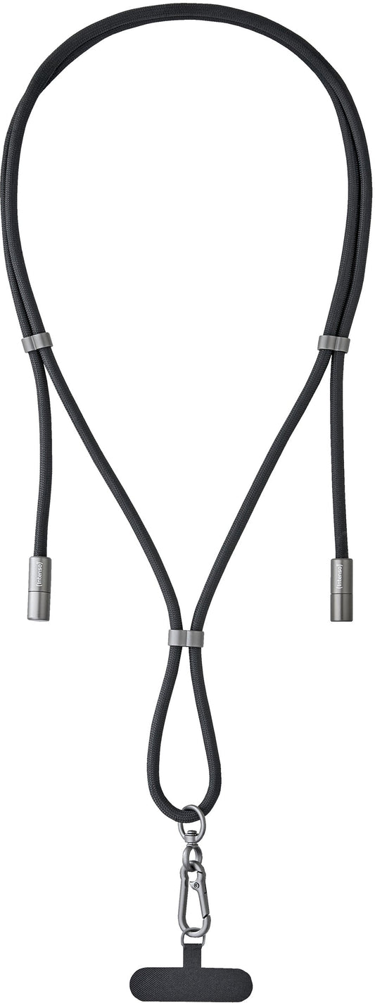 INTENSO Phone Lanyard Charg.Data Cable 7991000 2x USB-C, up to 1.65m black Idealshop