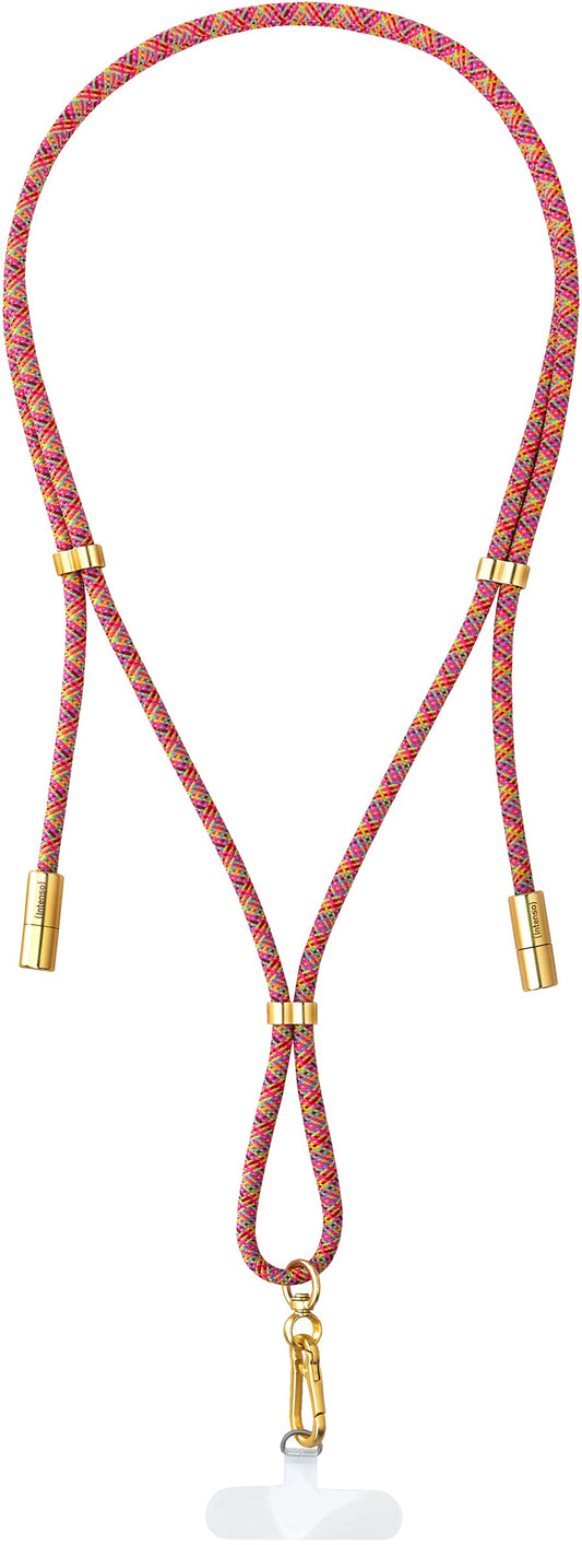 INTENSO Phone Lanyard Charg.Data Cable 7991005 2x USB-C, up to 1.65m neon mix Idealshop