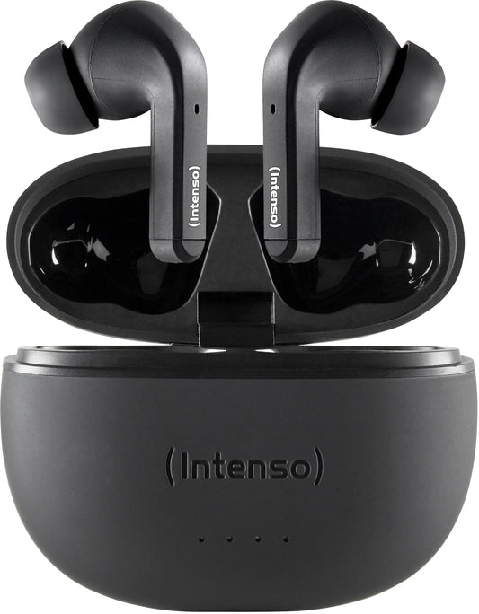 INTENSO Black Buds Wirel. Earphones 3720300 T300A, ANC, black Idealshop