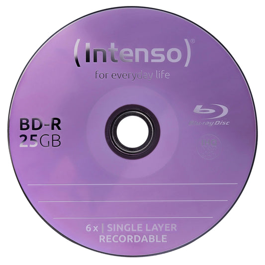 INTENSO Blue-ray 25 GB, 6x, Record. 5001115 Cake Box 50 Discs Idealshop