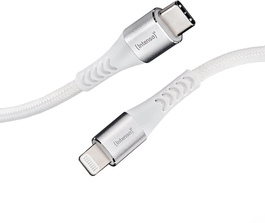 INTENSO Cable USB-C to Lightning 7902002 1.5 m, Nylon white Idealshop