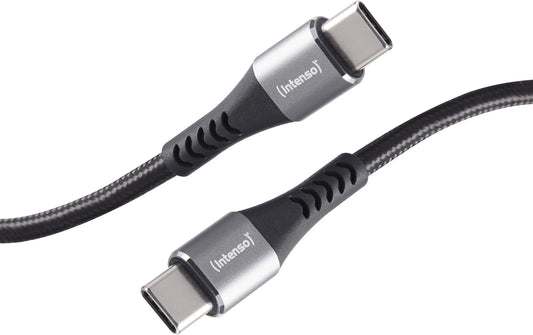 INTENSO Cable USB-C to USB C 7901000 1.5 m, Nylon black Idealshop