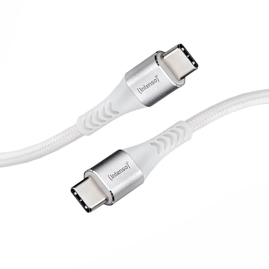 INTENSO Cable USB-C to USB C 7901002 1.5 m, Nylon white Idealshop