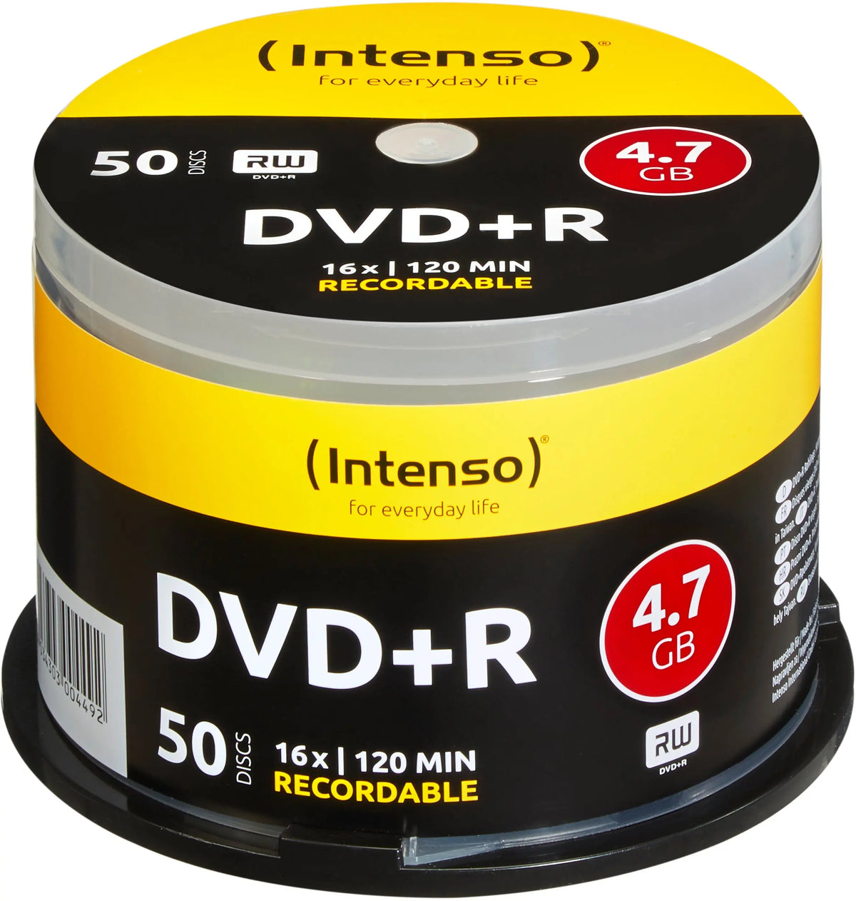 INTENSO DVD+R Cake Box 4.7GB 4111155 16X 50 PCS Idealshop