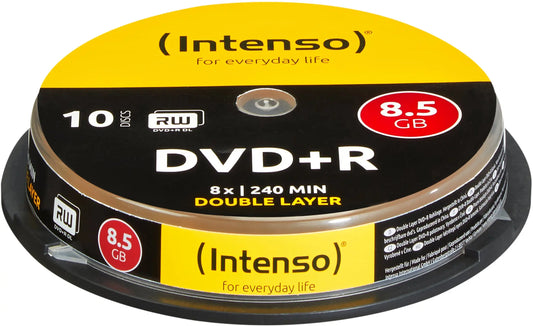 INTENSO DVD+R Cake Box 8.5GB 4311142 8X DL 10 PCS Idealshop
