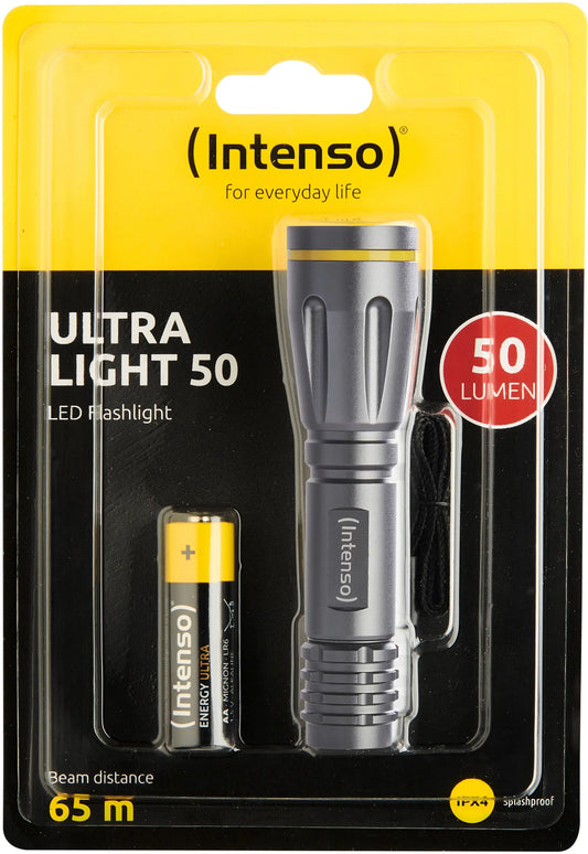 INTENSO Flashlight Ultra Light 50 7701420 incl. 1 x AA battery Idealshop