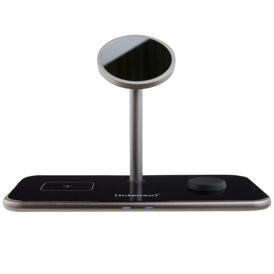 INTENSO Magnetic Wl Charg. Stand MB13 7410810 MagSafe comp., 3 in 1 black Idealshop