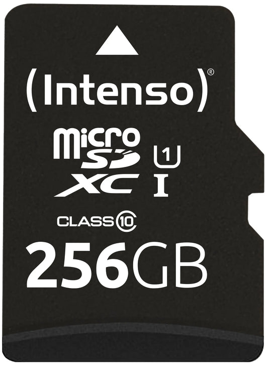 INTENSO Micro SD Secure Digital Cards 3423492 SD Adapter 256GB Idealshop