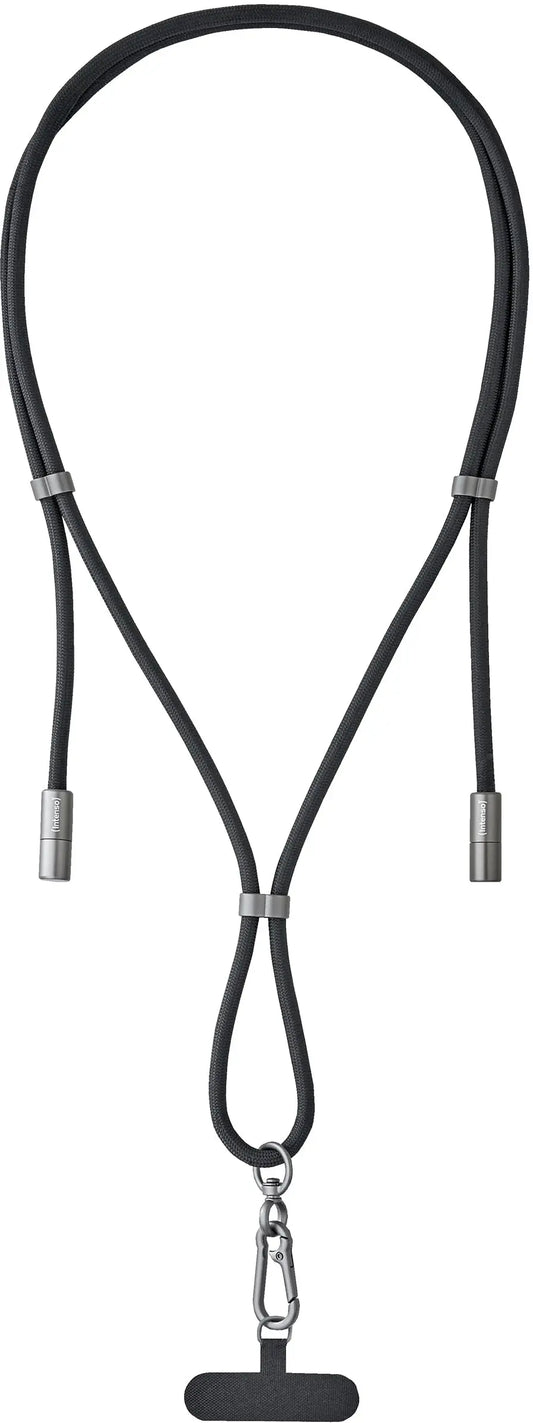 INTENSO Phone Lanyard Charg.Data Cable 7991000 2x USB-C, up to 1.65m black Idealshop