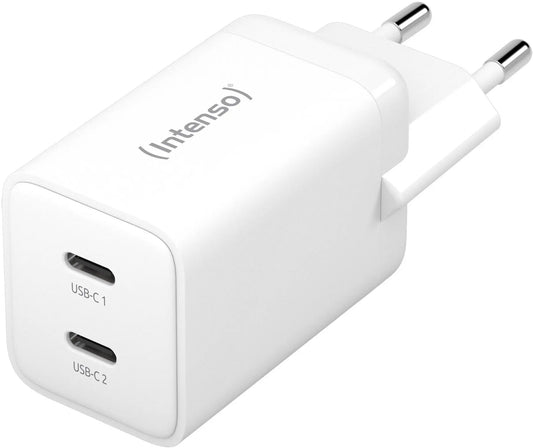 INTENSO Power Charger 40W GaN white 7804012 2 x USB-C Idealshop