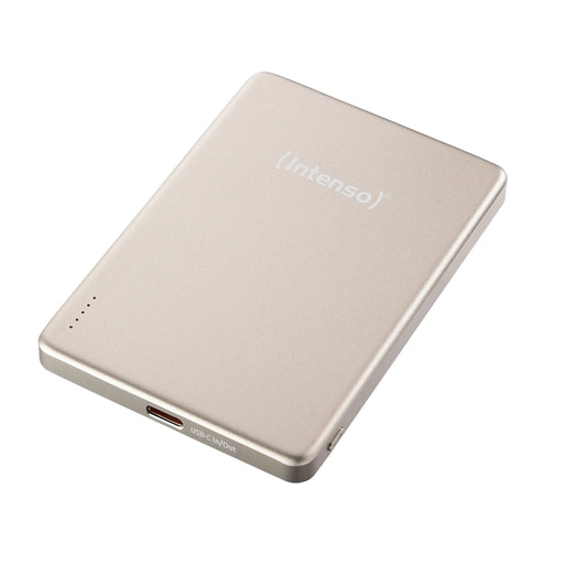 INTENSO Powerbank MW5000 5000 mAh 7344021 Magnetic Wireless champagne Idealshop