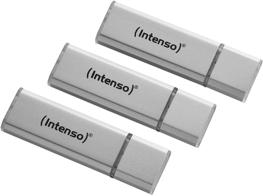 INTENSO USB-Stick Alu Line 3x 32GB 3521483 USB 2.0 silver Idealshop