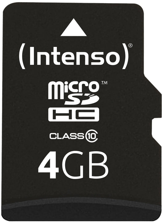 INTENSO micro SDHC Card Class 10 4GB 3413450 Idealshop