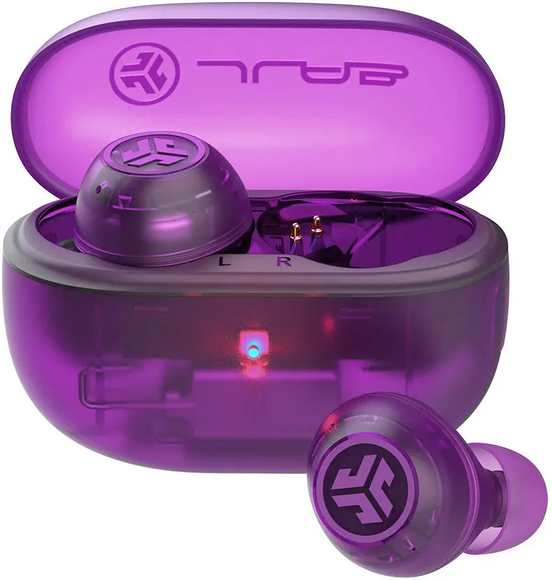 JLAB Go Pop ANC Earbuds IEUEBGOANCRTRAPUR124 True Wirel.Transparent Purple Idealshop