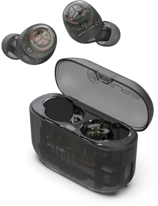 JLAB Go Pop+ Earbuds IEUEBGAIRPOPRCLR124 True Wireless, Clear Idealshop