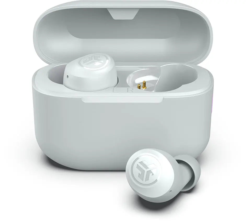 JLAB Go Pop+ Earbuds IEUEBGAIRPOPRWHT124 True Wireless, White Idealshop