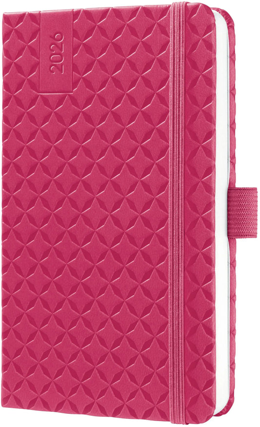 JOLIE Agenda Flair 2026 J6104 1W/2S fuchsia pink ML A6 Idealshop