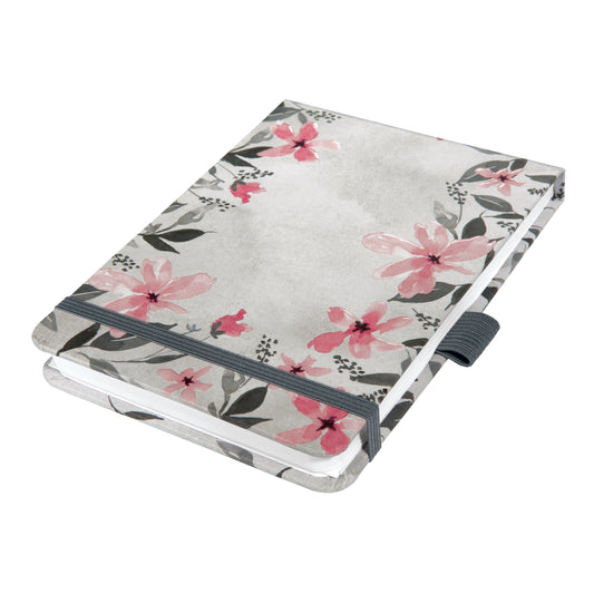 JOLIE Notizbuch A6 JN398 Loose Florals Grey,dots 158 S. Idealshop