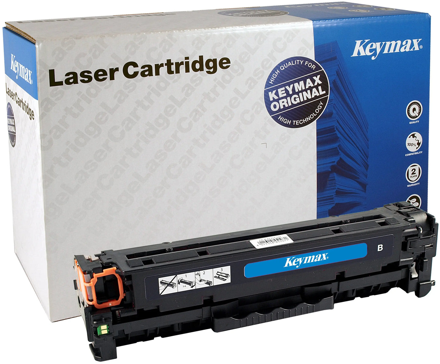 KEYMAX RMC Toner-Modul schwarz CRG 718BKKEY zu Canon LBP 7200 3400 S. Idealshop