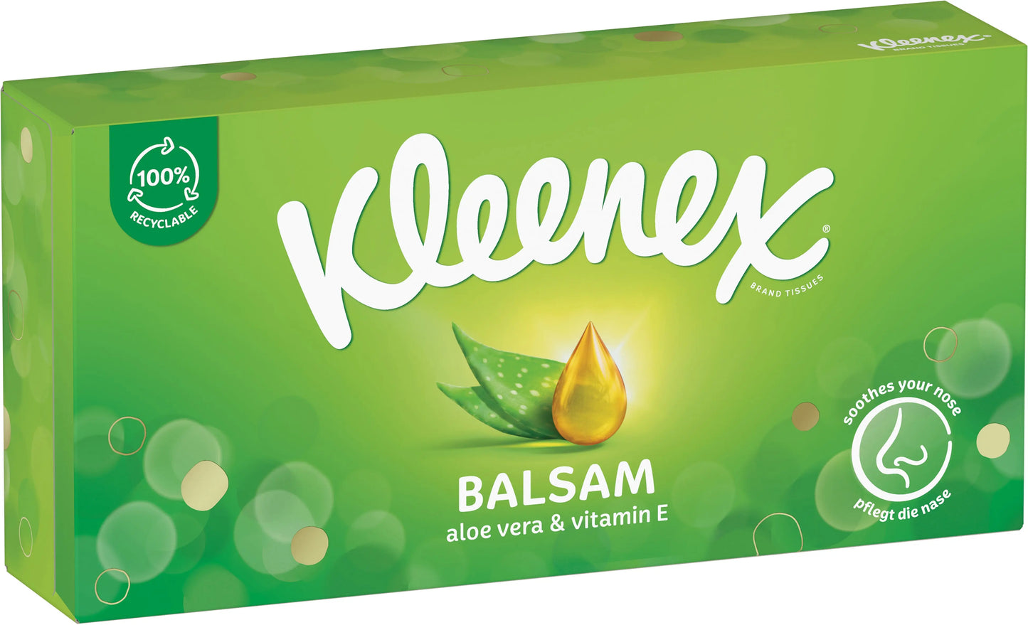 KLEENEX Kosmetiktücher Box Balsam 3390605 2x56 Stück Idealshop