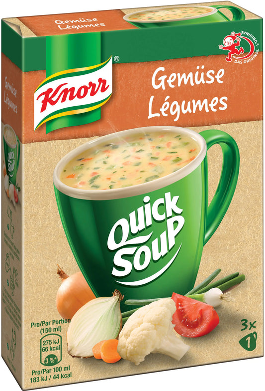 KNORR     Quick Soup Gemüsecrème Idealshop