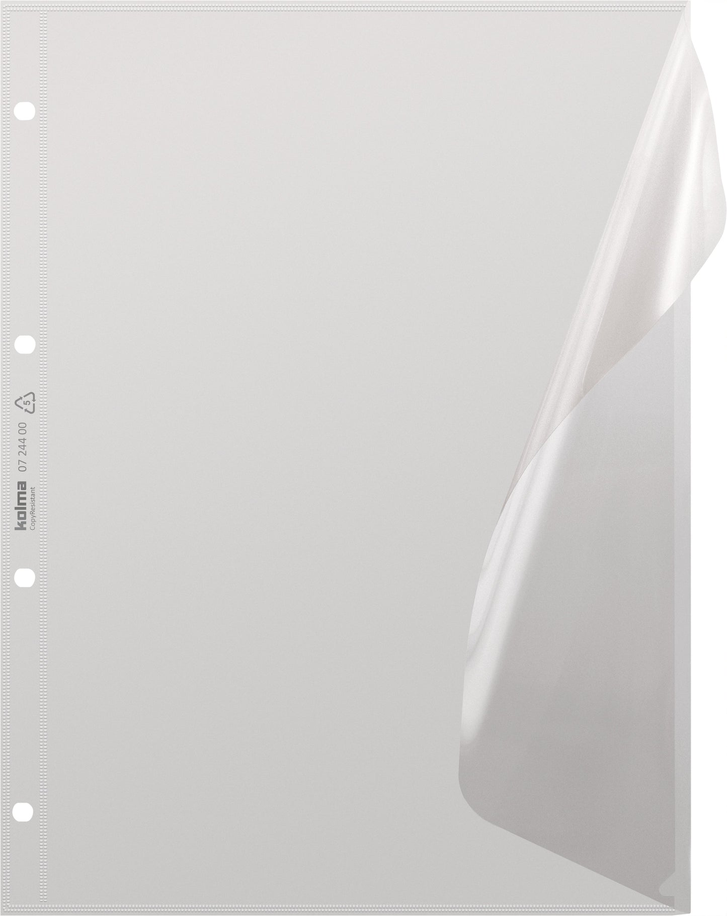KOLMA Dokuhülle CopyResistant A4 07.244.00 farblos, Seitenklappe Idealshop