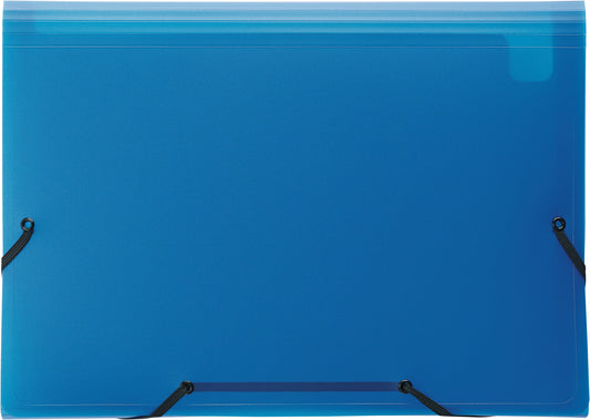 KOLMA Sammelmappe Daily Easy A4 11.017.05 blau, 13 Taschen, Kolmaflex Idealshop
