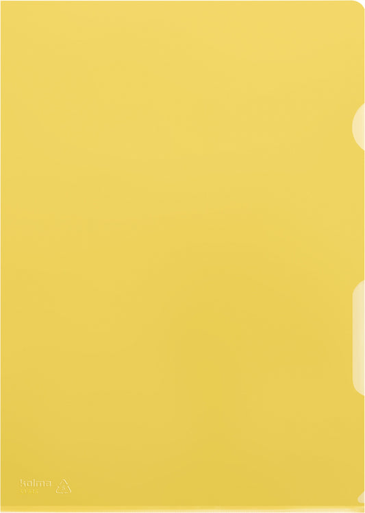 KOLMA Sichtmappen Superstrong A4 59.646.11 gelb glatt 10 Stück Idealshop