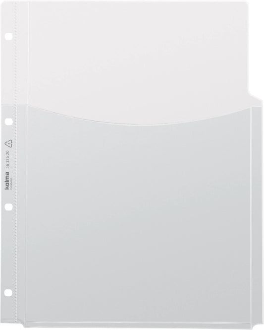 KOLMA Kängurutasche ExtraSolid A4 56.126.20 transparent 5 Stück Idealshop