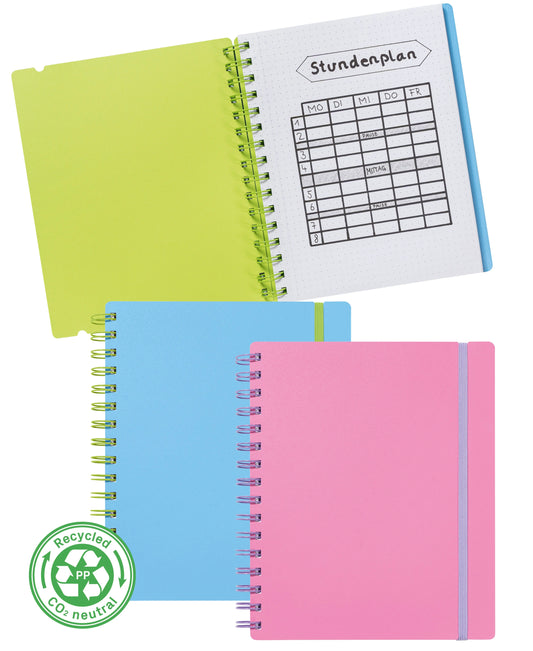 KOLMA     Notizbuch PP recycled       A5 Idealshop