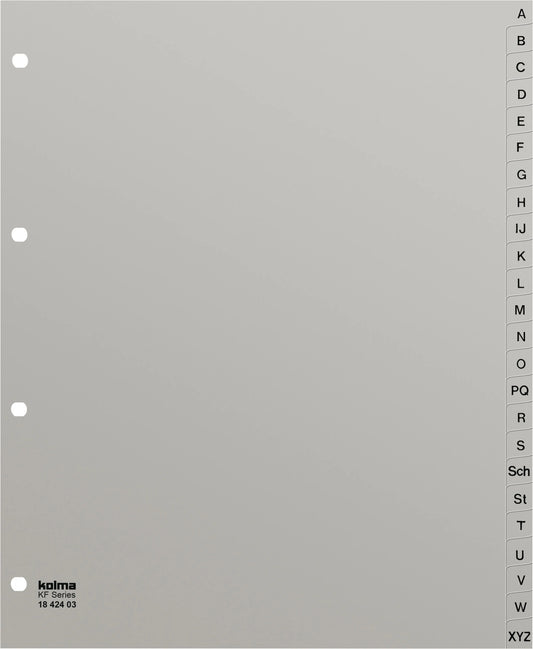 KOLMA     Register KolmaFlex       A4 XL Idealshop