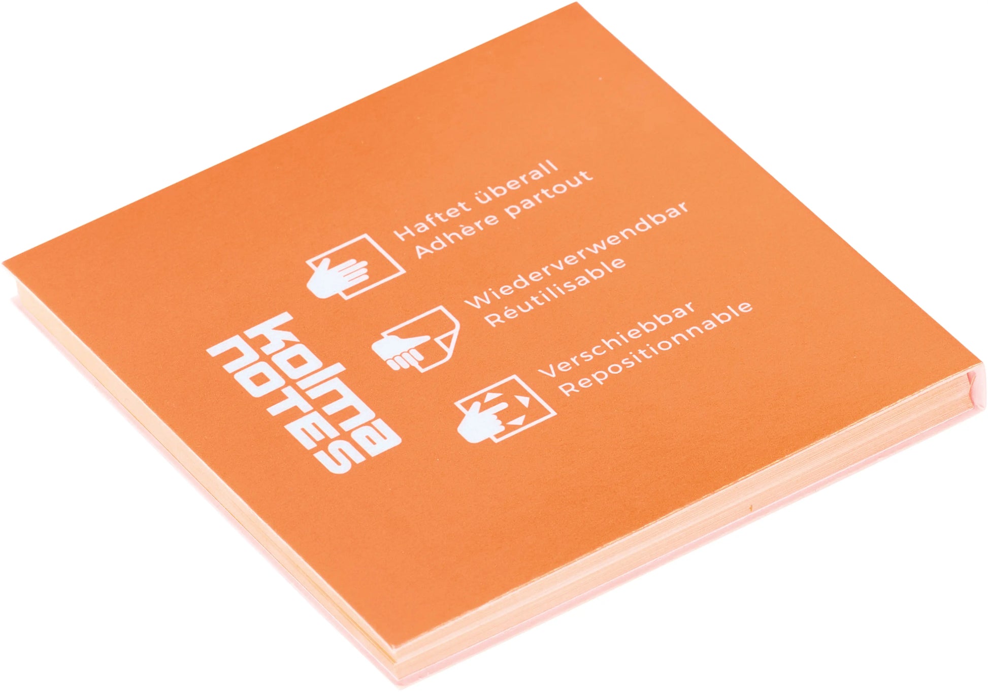 KOLMA kolma NOTES 76x76mm 13.009.12 1x100 Blatt orange Idealshop